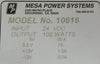 Mesa Power Systems 10616 Power Supply 100W PCB AMAT 0190-07906 Working Spare