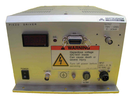 Matsusada Precision HJPZ-1B-HS-V2 High Voltage Power Supply Piezo Driver Working