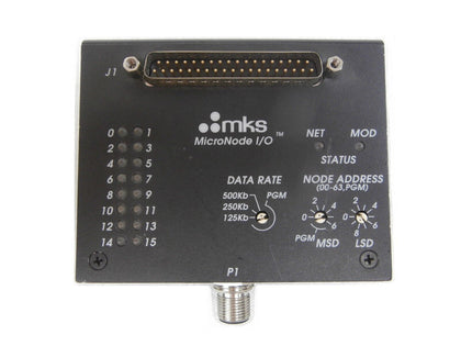 MKS Instruments AS00121-01 MicroNode I/O Module Working Surplus