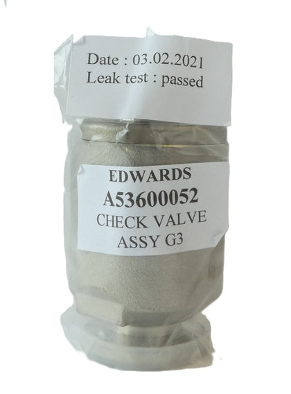 Edwards A53600752 Vacuum Pump Check Valve iGX Series NW25 New Surplus