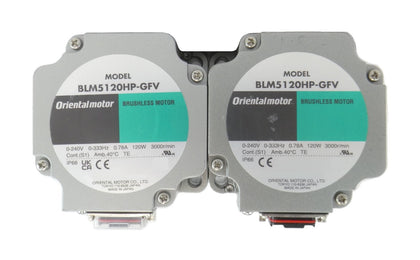 Oriental Motor BLM5120HP-GFV Motor W/Gear Head GFV5G10S Lot of 2 Working Spare