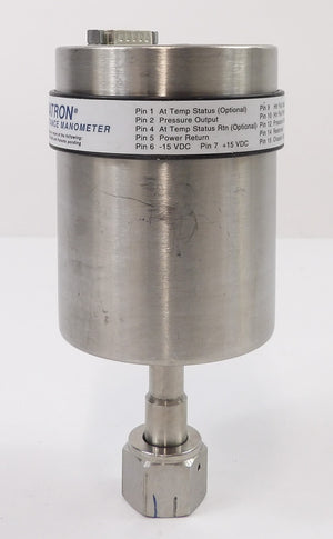 MKS Instruments 627D12TBC1B Baratron Capacitance Manometer Working Surplus