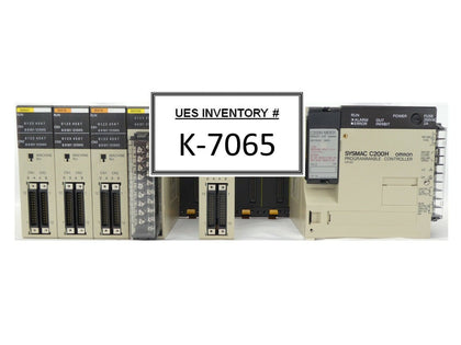 Omron C200H Programmable Logic Controller PLC Assembly Sysmac Microbar Trackmate