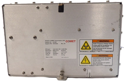 Comet Technologies 10010224 RF Match 3000W @ 13.56 8000 Vrms OEM Refurbished