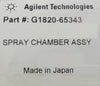 Agilent Technologies G1820-65343 Spray Chamber Assembly Reseller Lot of 2 New