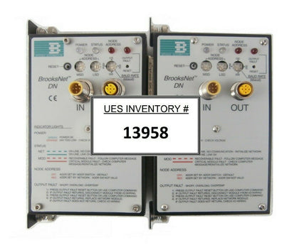 Brooks 108378 DeviceNet Module BrooksNet DN Lot of 2 KLA-Tencor E-Beam Working