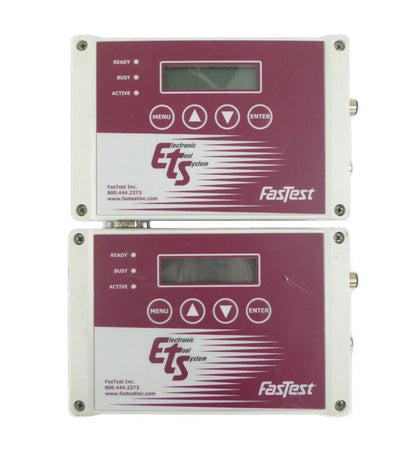 FasTest ETSC300 Leak Test Controller ETS Electronic Tool System Lot of 2 Working