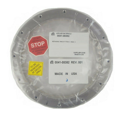 AMAT Applied Materials 0041-05382 200mm Retaining Ring 8" Titan II Head II New