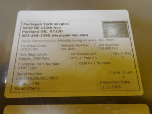 AMAT Applied Materials S3M22109 DPS Poly Paddle Used Working