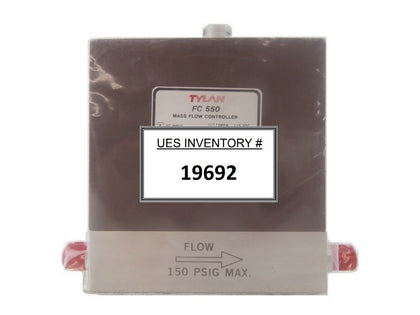 Tylan W51452-1 Mass Flow Controller MFC 3 SLPM H2 FC 550-1KZ OEM Refurbished