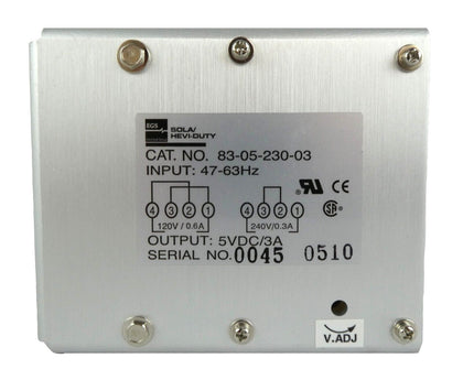 Sola Hevi-Duty 083-00230-0300-05 Linear DC Power Supply New Surplus