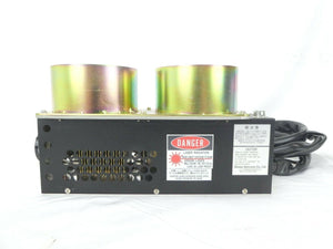 SOC Showa Optronics GLG3081 Air-Cooled Argon Ion Laser Head Working Surplus