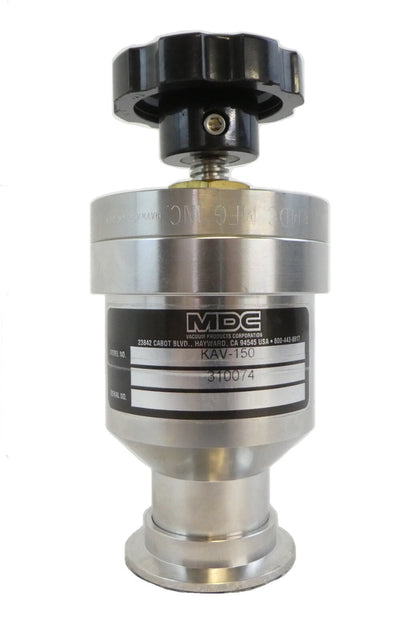 MDC Vacuum Products KAV-150 Manual Right Angle Valve 310074 AMAT Working Surplus