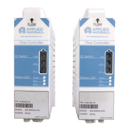 AMAT Applied Materials 0190-84714 Flow Controller 400-4000mL Lot of 2 Working