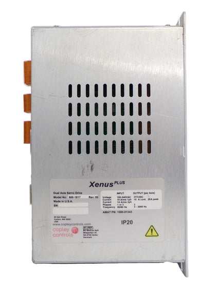 Copley Controls 800-1817 2-Axis Servo Drive Xenus Plus Working