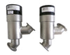MKS Instruments 100018123 Pneumatic Angle Valve Reseller Lot of 2 Working
