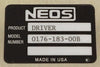 Neos 0176-183-00B Driver Module Assembly Working Surplus