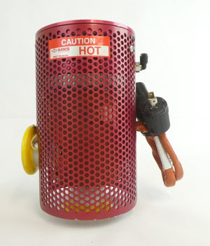 MKS Instruments 0025637510 Angle Valve Assembly W/Heater Jacket Working