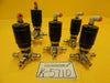 Qualiflow 2x10-9atm.cm3/Sec 3-Way Pneumatic Valve Reseller Lot of 5 Used Working