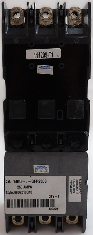 AB Allen-Bradley 140U-J2X3 A Circuit Breaker 140U-J2 140U-J-GFP2503 Working