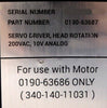 AMAT Applied Materials 0190-63687 Head Rotation Servo Driver NSK Working Surplus