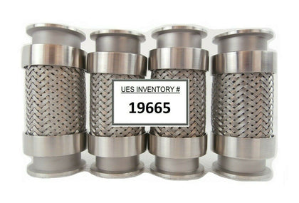 Edwards Braided Flexible Vacuum Bellows NW40 Reseller Lot of 4 Working Surplus