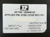 XP Power 100948-02 Power Supply AMAT Applied Materials 0190-13168 Working Spare