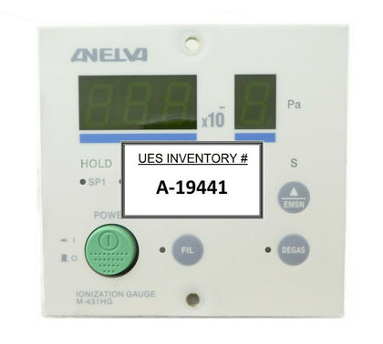 Anelva M-431HG Ionization Gauge IG Sensor MG-21 TEL Tokyo Electron Trias Working