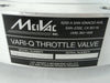 MeiVac CVQ-250-ISO-U-SM Aluminium Radial Vane VARI-Q Throttle Valve Used Working