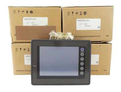 Fuji Electric UG221H-LC4 6" Touchscreen LCD Monitor TEL 5014-000520-12R Lot of 4