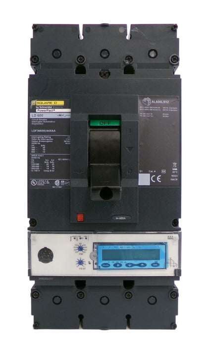 Schneider Electric LDF36600U44XAA Circuit Breaker PowerPacT Square D Surplus