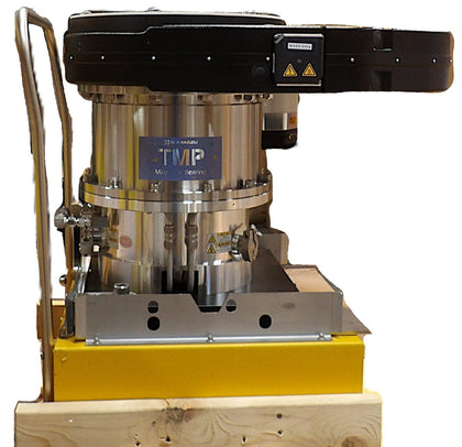Shimadzu TMP-3403LMC-T4 Turbomolecular Pump w/Gate Valve Working Surplus