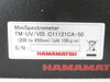 Hamamatsu C11121CA-50 UV/VIS Spectrometer TM-UV/VIS Type III Working Surplus