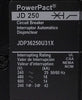 Square D JD 250 3-Pole Circuit Breaker JDL36200 JDF36250CU31X Lot of 2 Working