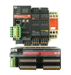 Rudolph F30 Safety Controller & Terminal Set of 3 NE1A-SCPU01-V1 DST1 Working