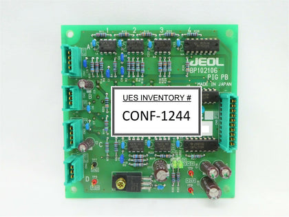 JEOL BP102106 PIG PB Board PCB 2TP-3A304 JWS-2000 Wafer Defect SEM Working Spare