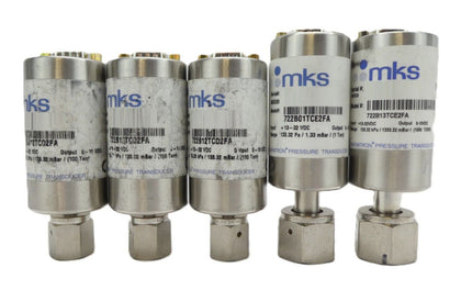 MKS Instruments 722B Baratron Pressure Transducer Reseller Lot of 5 Working