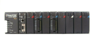 Automation Direct D2-09B-1 9-Slot PLC D2-250-1 DirectLOGIC 205 Koyo Working