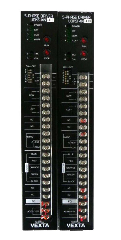 Oriental Motor UDK5114N 5-Phase Servo Driver Super VEXTA Lot of 2 Working Spare