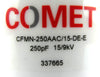 Comet CFMN-250AAC/15-DE-E Fixed Vacuum Capacitor Reseller Lot of 8 Working