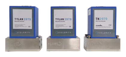 Celerity FC-2979MEP5 Mass Flow Controller N2 Ar Reseller Lot of 3 Working Spare