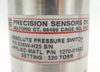 UE Precision Sensors Pressure Switch Lot of 5 E36W-L33 E17W-H52 E36W-H25 Spare