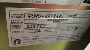 AMAT Applied Materials 9090-00846 Beamline Power Distribution Unit Rev. E Used