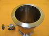 Fuji Seiki High Vacuum Nipple Tee Stainless QF100 ISO-LF to ISO100 SS-DLTW4 Used