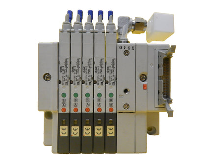TEL Tokyo Electron I/O Chamber 5-Port Manifold SMC SQ1331RY-5-C4-Q PR300Z Used