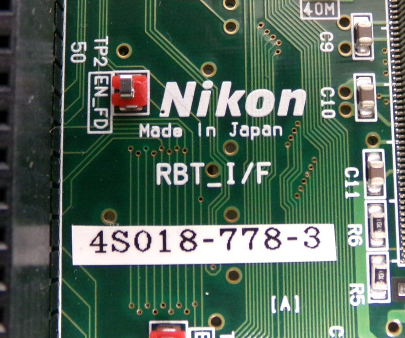 Nikon Precision 4S018-778-3 Processor PCB Card RBT-I/F 500201977 NSR Working