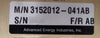 MDX 10K AE Advanced Energy 3152012-041 Master DC Power Supply Working Surplus