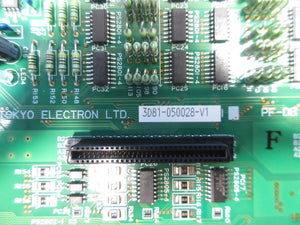 TEL Tokyo Electron 3D81-050028-V1 PCB Board PF-DB LM CONT T-3044SS Used