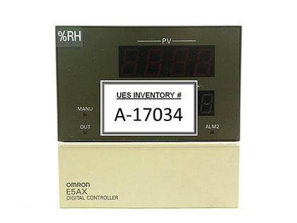 Omron E5AX-LA02 Digital Process Temperature Humidity Controller %RH Working