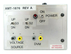 Varian Ion Implant Systems AMT-1876 Voltage Source/DVM Remote Control Working
